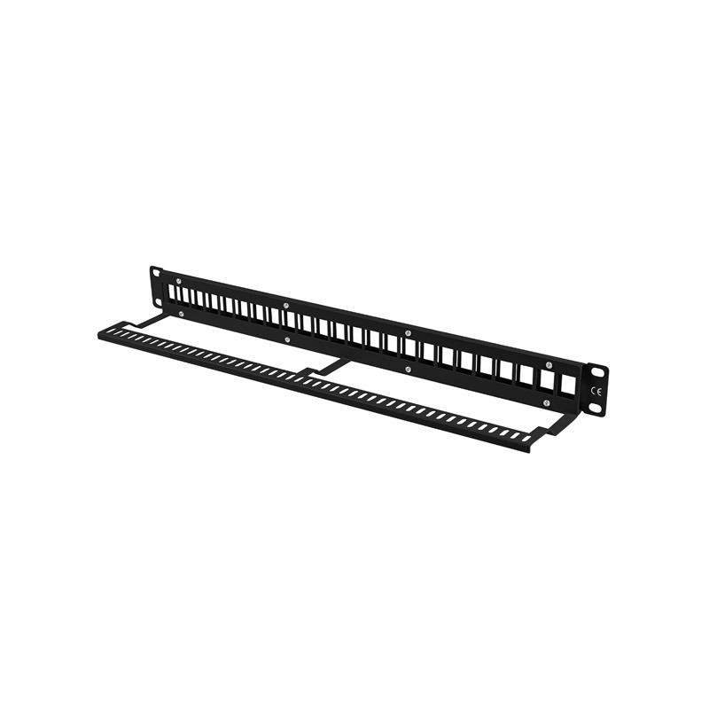Patch panel pusty Lanberg PPKS-1024-B 24 port 1U 19" do modu… | PartsPC.pl