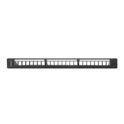 Patch panel pusty Lanberg PPKS-1124-B 24 port 1U 19" z organ… | PartsPC.pl