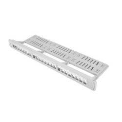 Patch panel pusty Lanberg PPKS-1124-S 24 port 1U 19" z organ… | PartsPC.pl