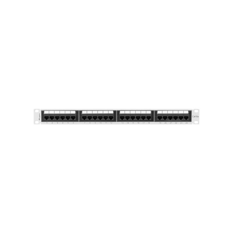 Patch panel Lanberg 24 port 1U kat.6A szary | PartsPC.pl