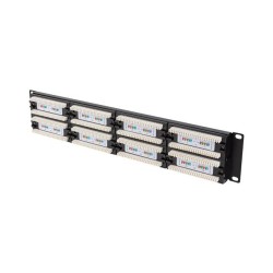 Patch panel Lanberg PPU5-2048-B 48 port 2U 19" kat.5e... | PartsPC.pl