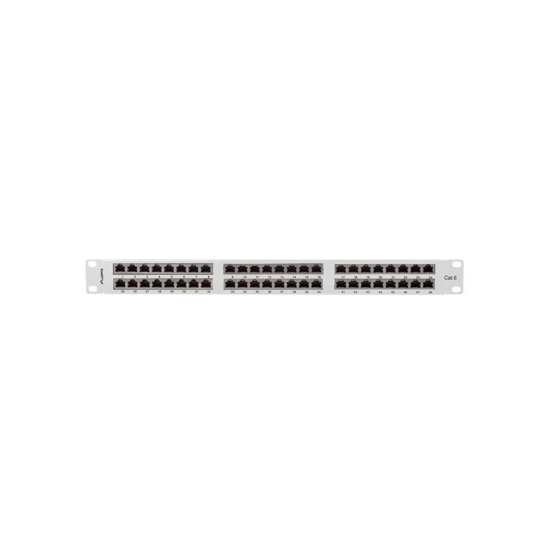 Patch panel Lanberg PPS6-1048-S 48 port 1U 19" kat.6 FTP ekr… | PartsPC.pl