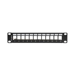 Patch panel pusty Lanberg 12 Port 1U 10" FTP z organizerem d… | PartsPC.pl