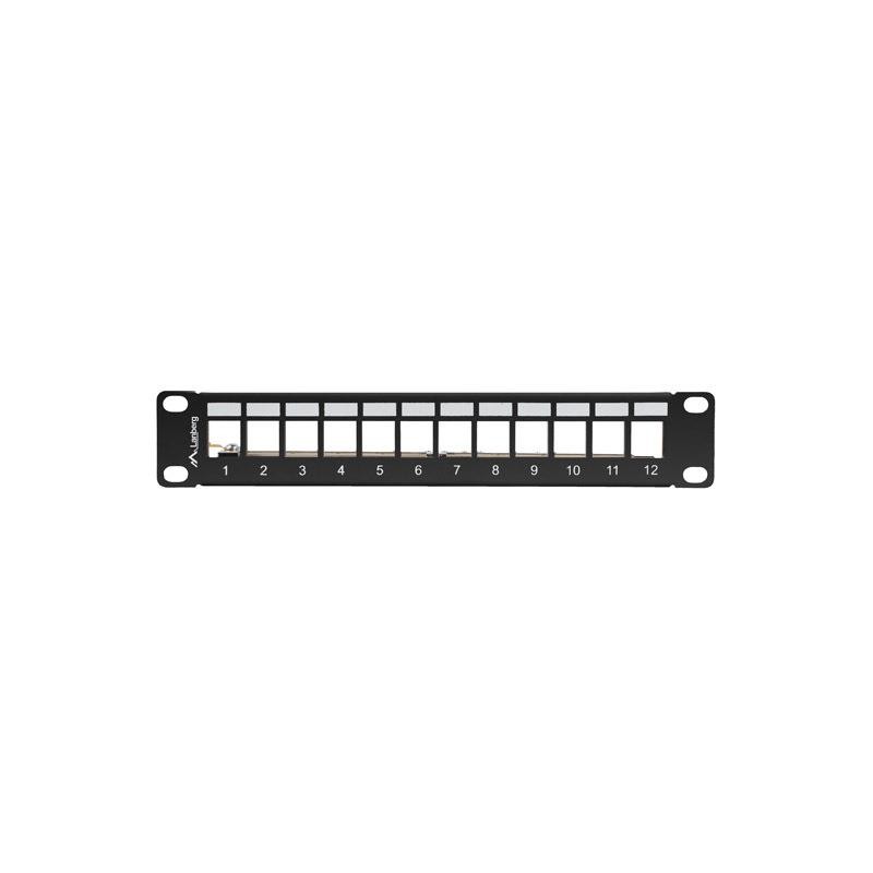 Patch panel pusty Lanberg 12 Port 1U 10" FTP z organizerem d… | PartsPC.pl