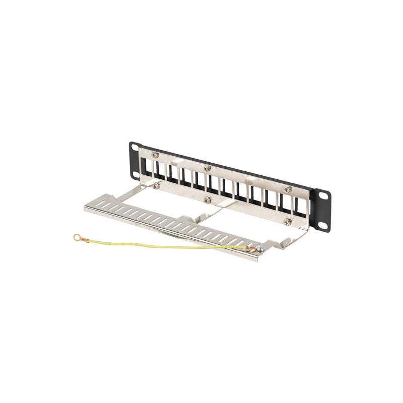 Patch panel pusty Lanberg 12 Port 1U 10" FTP z organizerem d… | PartsPC.pl