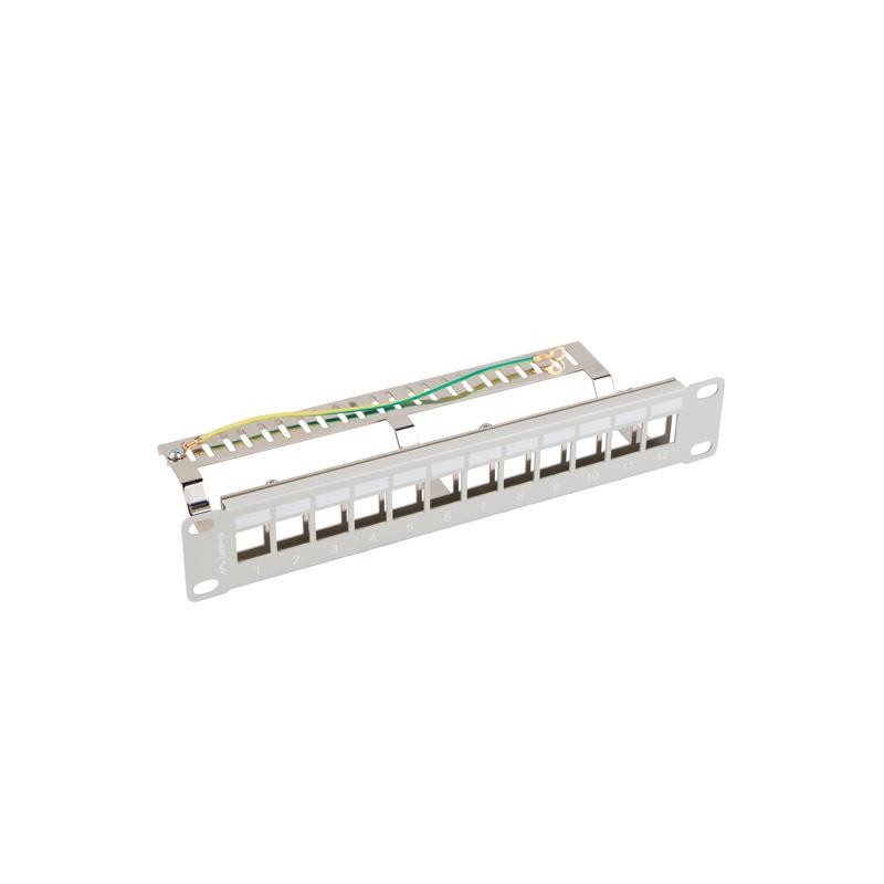 Patch panel pusty Lanberg 12 Port 1U 10" FTP z organizerem d… | PartsPC.pl