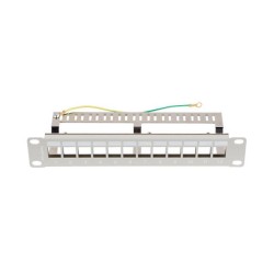 Patch panel pusty Lanberg 12 Port 1U 10" FTP z organizerem d… | PartsPC.pl