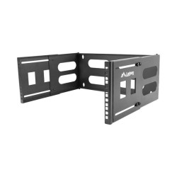 Uchwyt ścienny rack Lanberg 19" 4U 497x400/240 czarna | PartsPC.pl