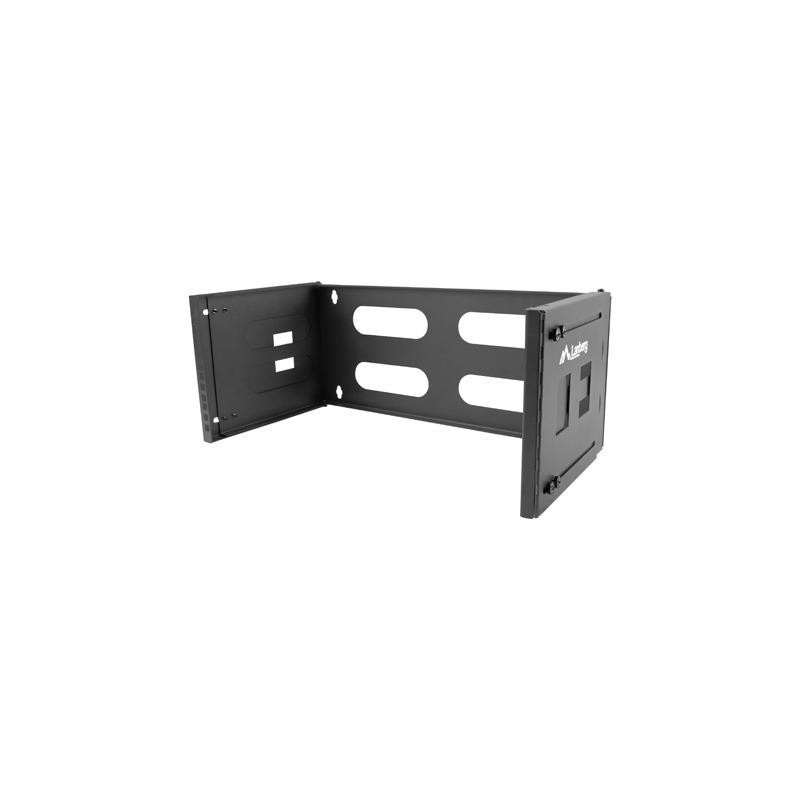 Uchwyt ścienny rack Lanberg 19" 4U 497x400/240 czarna | PartsPC.pl