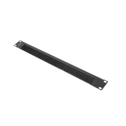 Panel szczotkowy Lanberg AK-1103-B do szafy 19" 1U czarny | PartsPC.pl