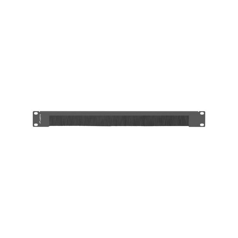 Panel szczotkowy Lanberg AK-1103-B do szafy 19" 1U czarny | PartsPC.pl