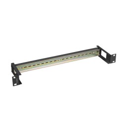 Szyna montażowa Lanberg DIN TS-35 19" 1U czarna | PartsPC.pl
