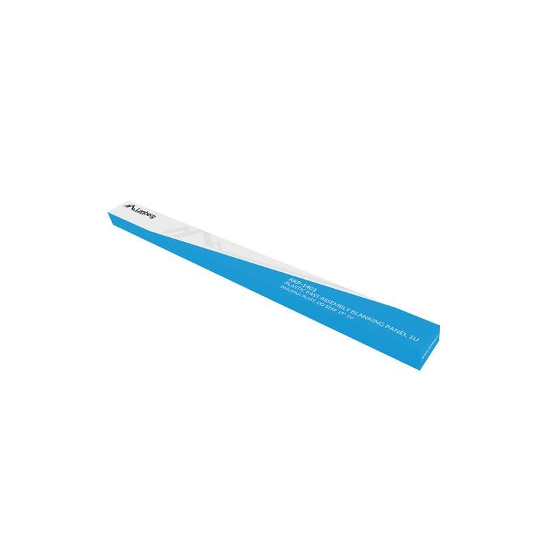 Zaślepka do szaf Lanberg AKP-1401-B 19" 1U szybkomontażowa plastikowa