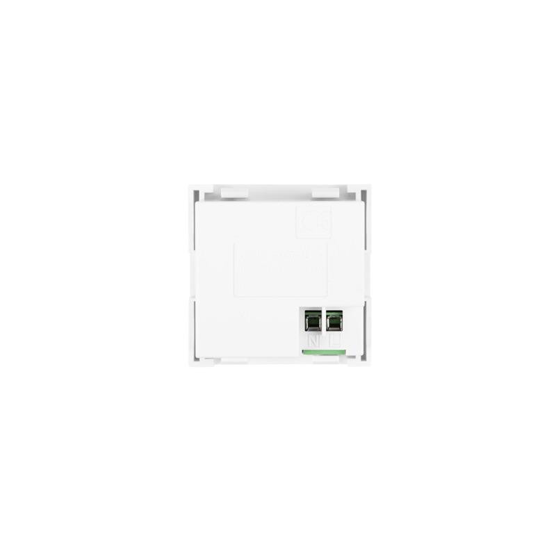 Gniazdo Lanberg 45x45 ładowarka 2x USB 2.1A białe | PartsPC.pl