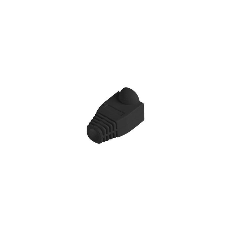 Osłonka na wtyk RJ45 Lanberg 100 szt czarna | PartsPC.pl