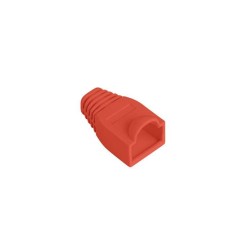 Osłonka na wtyk RJ45 Lanberg 100 szt czerwona | PartsPC.pl