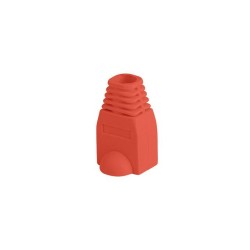 Osłonka na wtyk RJ45 czerwona (pakiet 100 szt.) — PLB-1000-R