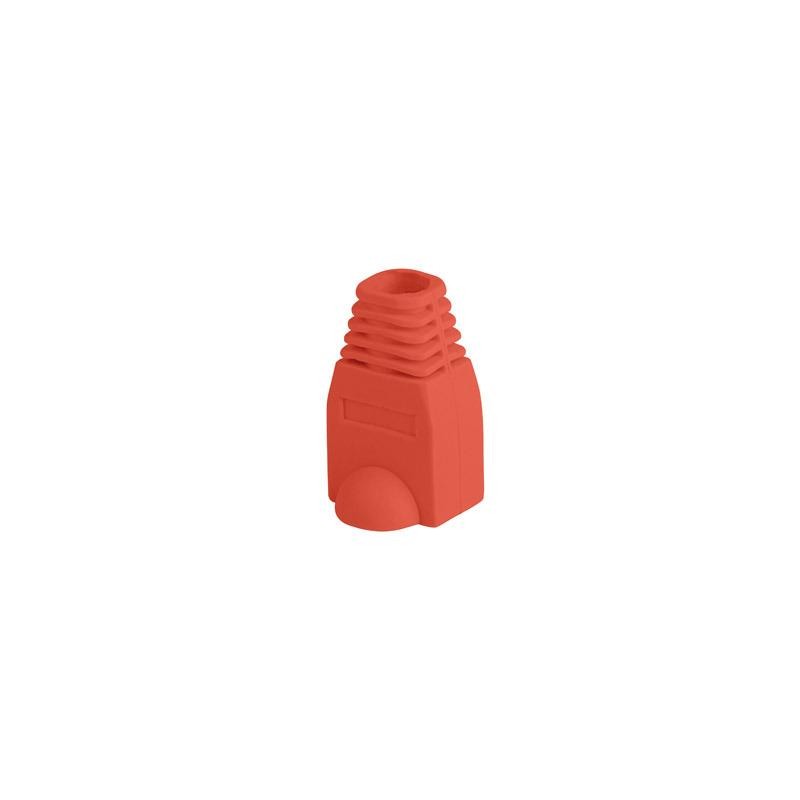 Osłonka na wtyk RJ45 czerwona (pakiet 100 szt.) — PLB-1000-R