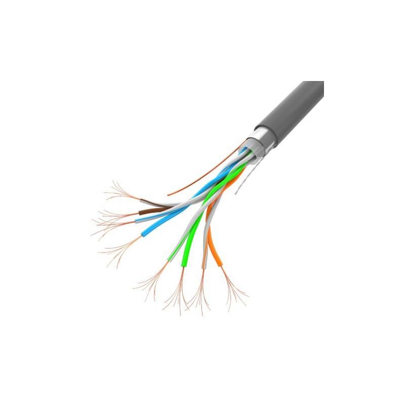 Kabel FTP Lanberg 100Mb/s 100m linka CCA szary | PartsPC.pl