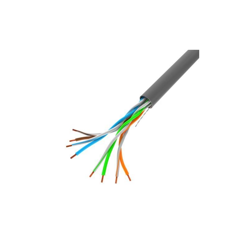 Kabel LAN Lanberg UTP Kat.5e 100m drut CU szary CPR + Fluke … | PartsPC.pl