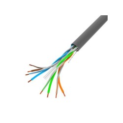 Kabel LAN Lanberg UTP Kat.6 100m drut CU szary CPR + Fluke p… | PartsPC.pl