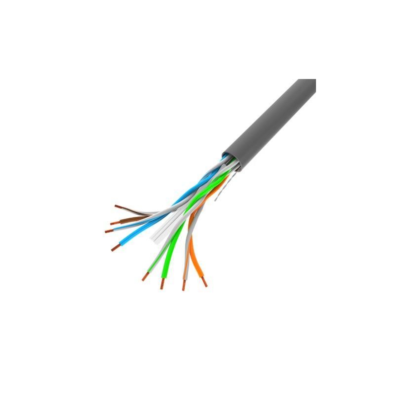Kabel LAN Lanberg UTP Kat.6 100m drut CU szary CPR + Fluke p… | PartsPC.pl