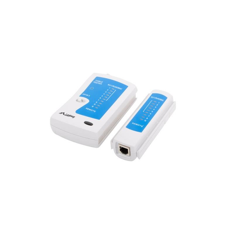 Tester kabli Lanberg NT-0401 RK-45, RJ-12, RJ-11 Coaxial | PartsPC.pl