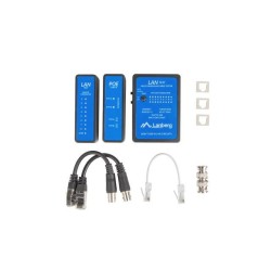 Tester kabli Lanberg NT-0404 PoE RJ45, RJ11, Coaxial | PartsPC.pl