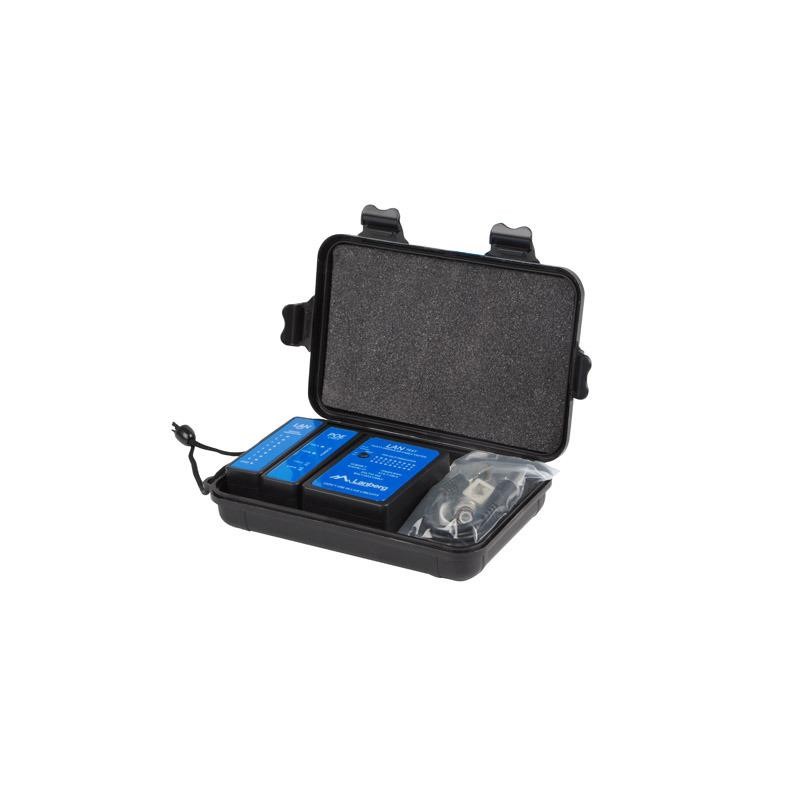 Tester kabli Lanberg NT-0404 PoE RJ45, RJ11, Coaxial | PartsPC.pl