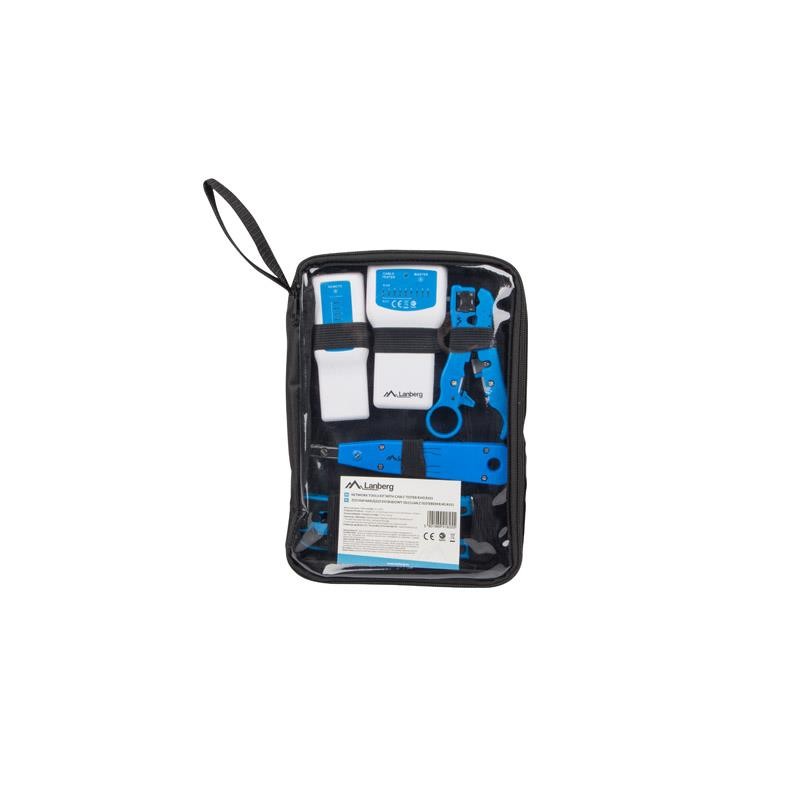 Zestaw narzędzi Lanberg NT-0302 do budowy sieci LAN z tester… | PartsPC.pl