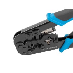 Zaciskarka wtyków Lanberg NT-0201 RJ45, RJ12, RJ11 | PartsPC.pl
