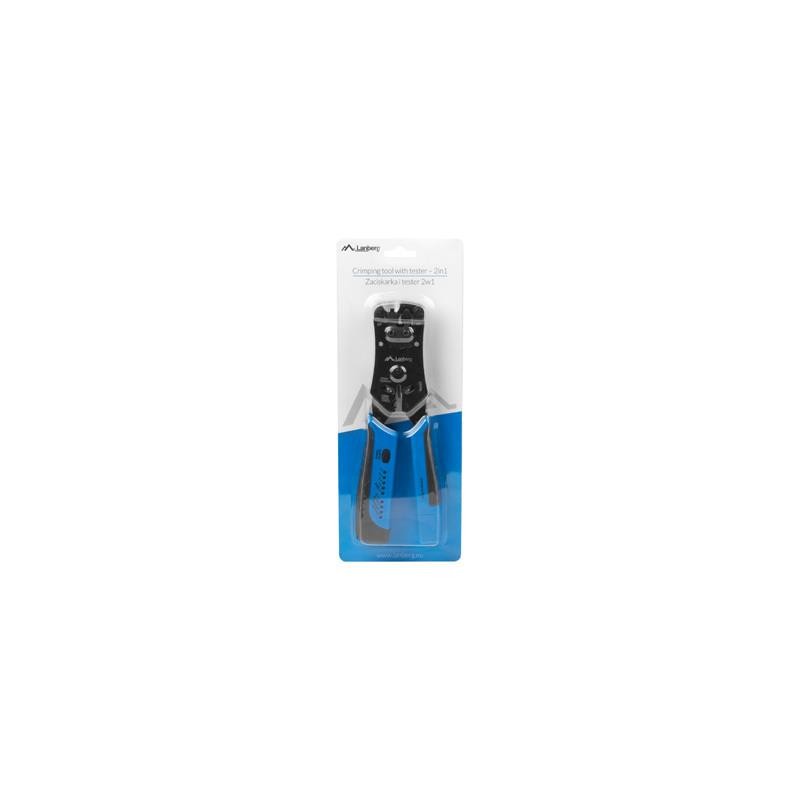 Zaciskarka wtyków Lanberg NT-0203 RJ45, RJ12, RJ11 + tester … | PartsPC.pl