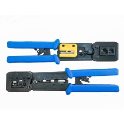 Zaciskarka wtyków przelotowych Lanberg NT-0204 RJ45, RJ12, R… | PartsPC.pl