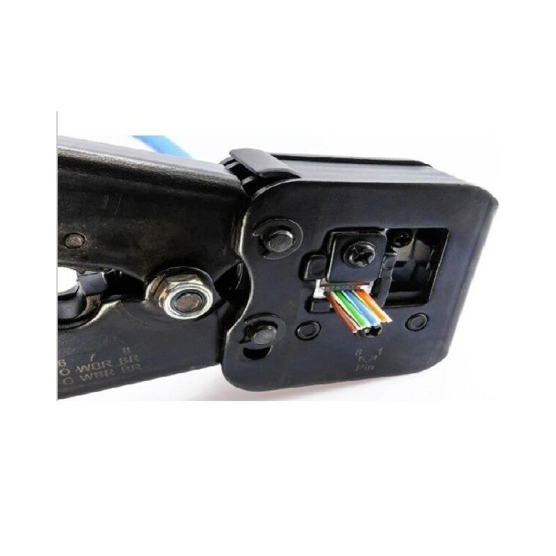 Zaciskarka wtyków przelotowych Lanberg NT-0204 RJ45, RJ12, R… | PartsPC.pl