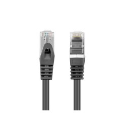 Patchcord Lanberg FTP kat.6 0,25m czarny | PartsPC.pl
