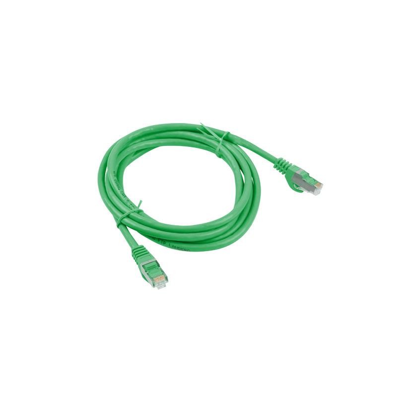 Patchcord Lanberg FTP kat.6 0,5m zielony | PartsPC.pl