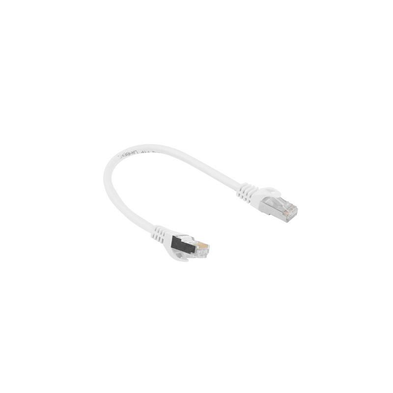 Patchcord Lanberg FTP kat.6 0,25m biały | PartsPC.pl