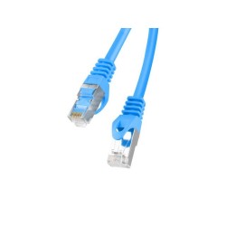 Patchcord Lanberg FTP kat.6 0,5m niebieski | PartsPC.pl