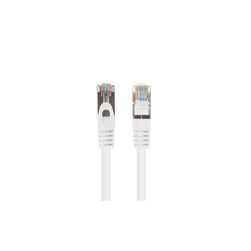 Patchcord Lanberg FTP kat.6 1m biały 10-pack | PartsPC.pl