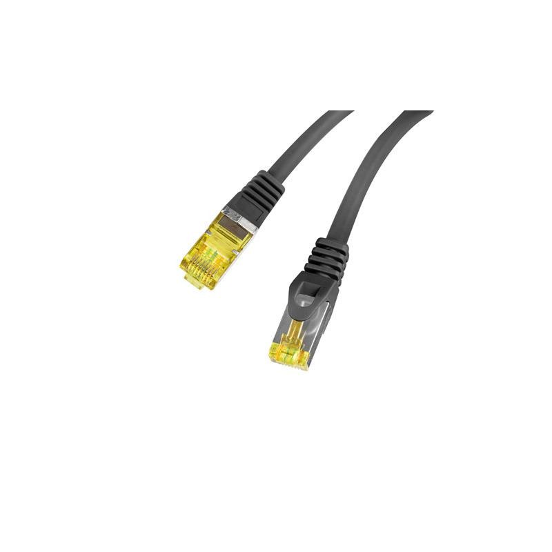 Patchcord Lanberg FTP kat.6A 1.5m LSZH CU fluke passed czarn… | PartsPC.pl