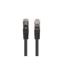 Patchcord Lanberg FTP kat.6 1m czarny 10-pack | PartsPC.pl