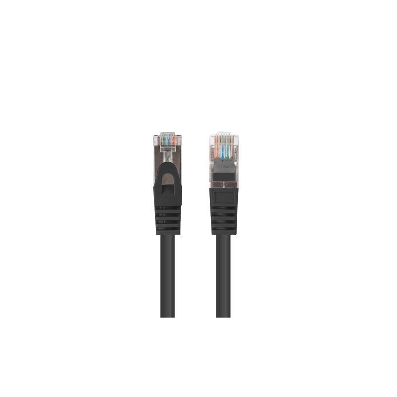 Patchcord Lanberg FTP kat.6 2m czarny 10-pack | PartsPC.pl