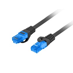 Patchcord Lanberg S/FTP kat.6A 10m LSZH CCA fluke passed czarny