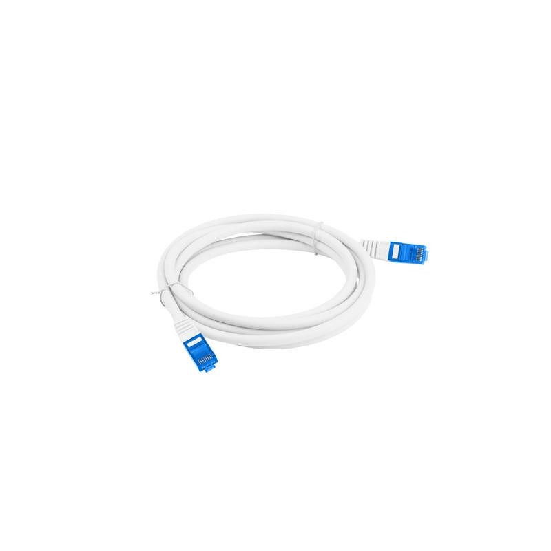 Patchcord Lanberg S/FTP kat.6A 2m LSZH CCA fluke passed biał… | PartsPC.pl