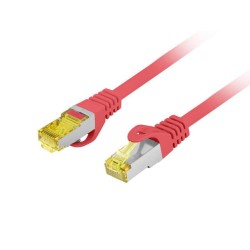 Patchcord Lanberg S/FTP kat.6A 3m LSZH CU fluke passed czerw… | PartsPC.pl