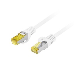 Patchcord Lanberg S/FTP kat.6A 0,5m LSZH CU fluke passed bia… | PartsPC.pl