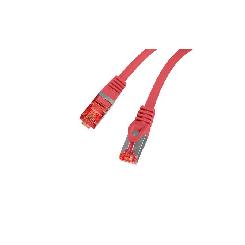 Patchcord Lanberg S/FTP kat.6 0,5m LSZH CU fluke passed czer… | PartsPC.pl