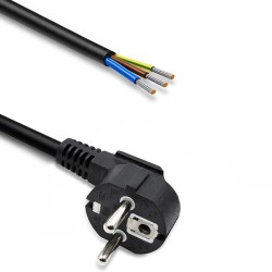 Kabel zasilający | wtyczka kątowa SCHUKO CEE 7/7 (E/F) | mie… | PartsPC.pl