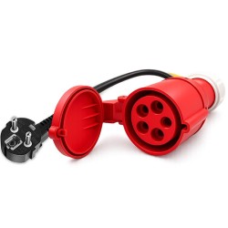 Adapter siłowy do ładowarek EV | gniazdo CEE 32A 5P 400V na … | PartsPC.pl