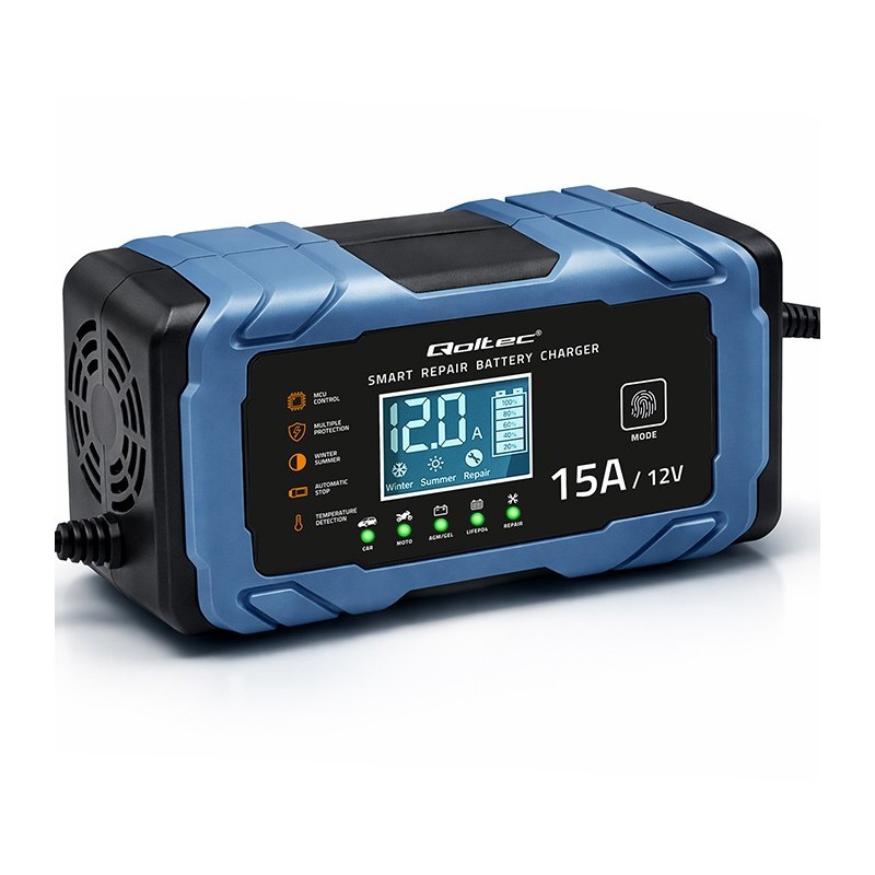 Ładowarka 12V 15A | Prostownik z funkcją naprawy | AGM GEL  … | PartsPC.pl